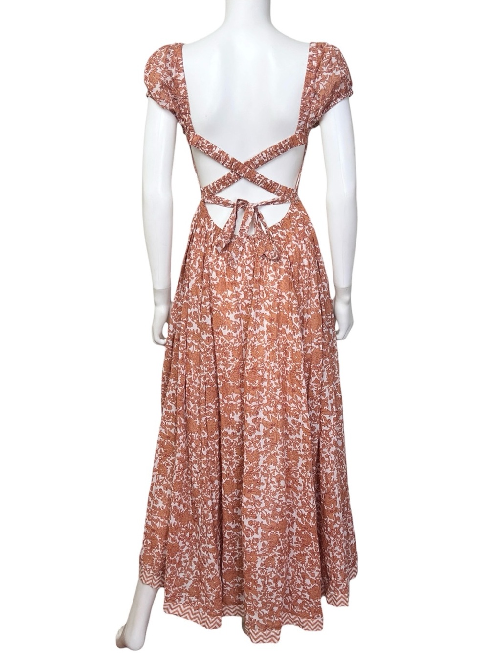 Free People Ultraviolet Dress in Tea Combo - sz S - Picture 8 of 14